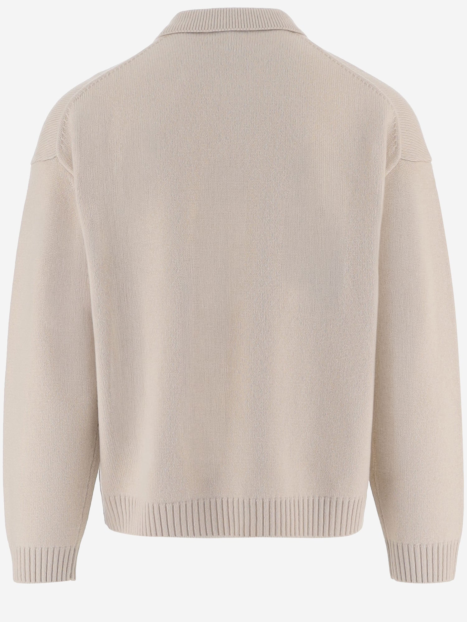 MAGLIONE POLO IN LANA MERINO MRMKL00KM0329 0625 MAISON KITSUNE 