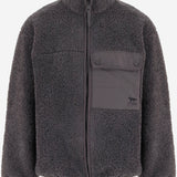 GIUBBOTTO IN PILE CON TASCA FRONTALE MRMWV11WM2046 0438 MAISON KITSUNE 