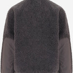 GIUBBOTTO IN PILE CON TASCA FRONTALE MRMWV11WM2046 0438 MAISON KITSUNE 