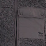 GIUBBOTTO IN PILE CON TASCA FRONTALE MRMWV11WM2046 0438 MAISON KITSUNE 