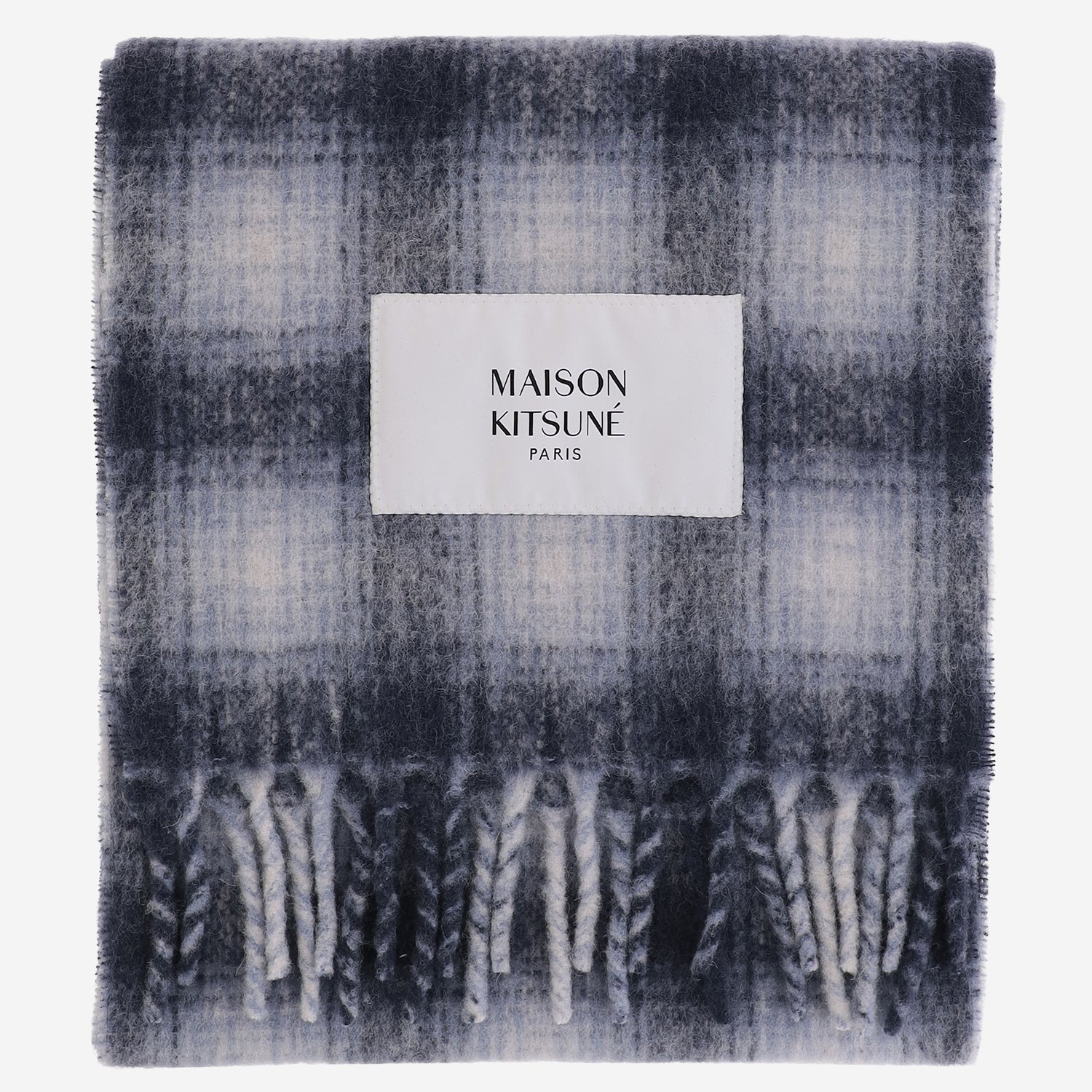 SCIARPA IN LANA DI ALPACA CON LOGO MRUAT10WA0022 0615 MAISON KITSUNE 