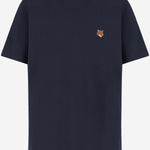T-SHIRT IN COTONE CON LOGO PM00107KJ7026 0413 MAISON KITSUNE 