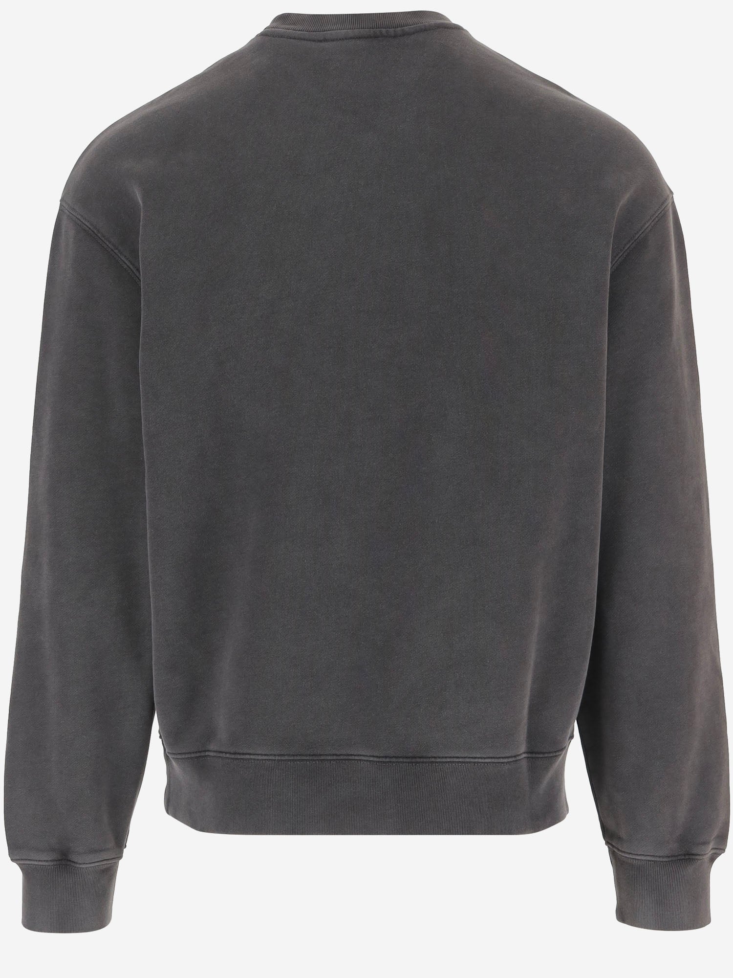 FELPA IN COTONE CON LOGO VOLPE RICAMATO PM00304KMBIT4 0519 MAISON KITSUNE 