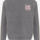 MAGLIONE IN LANA CON LOGO PM00816KM0329 0627 MAISON KITSUNE 