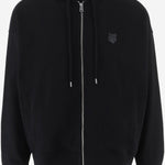 FELPA IN COTONE CON LOGO PM02138KM0340 P199 MAISON KITSUNE 