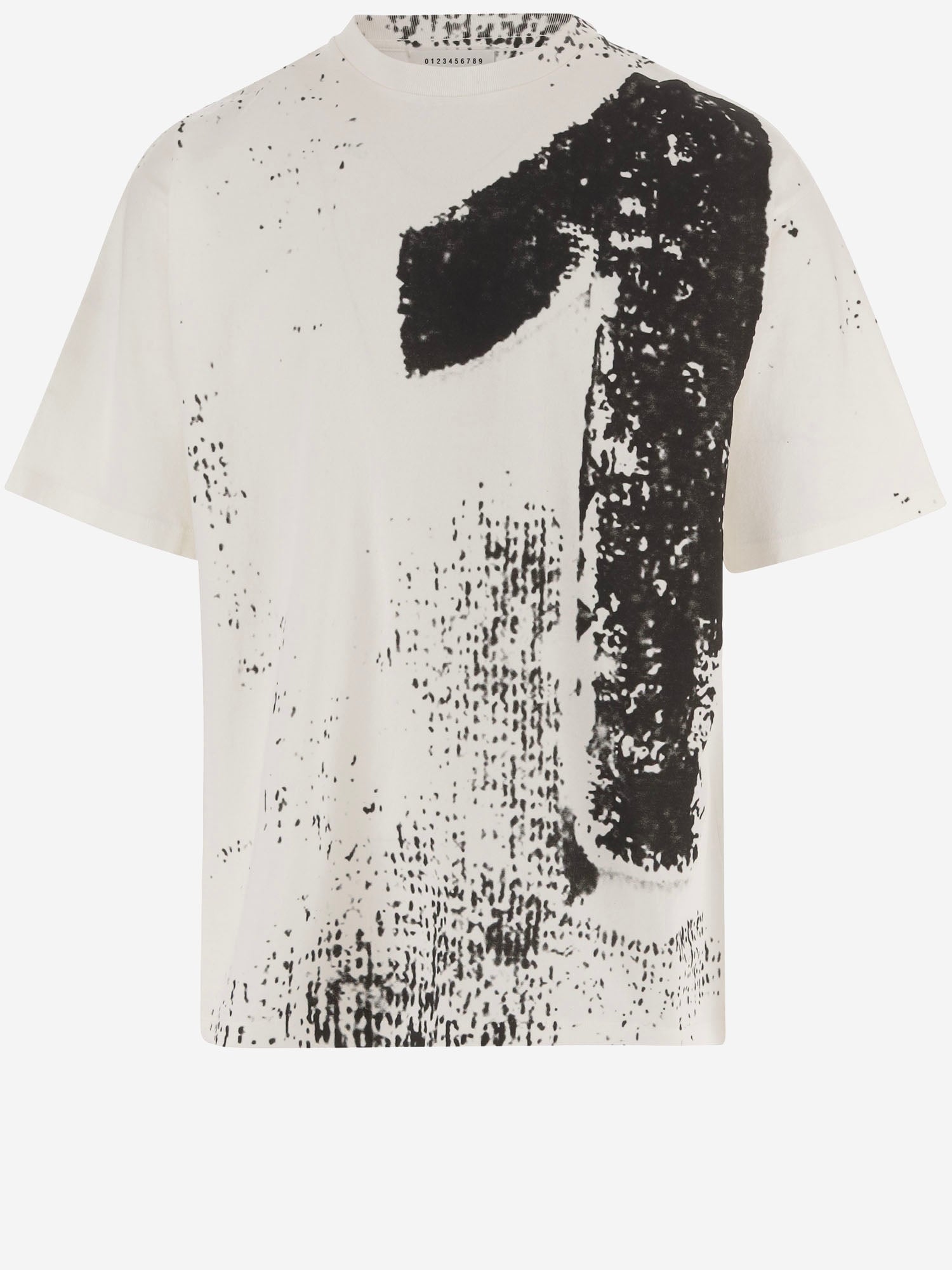 T-SHIRT 10 PRINT IN COTONE S50GC0741 M20222101 MAISON MARGIELA 