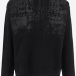 FELPA IN COTONE CON STAMPA ICONICA S50GU0255 S25503900 MAISON MARGIELA 