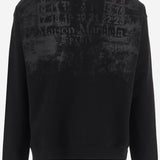 FELPA IN COTONE CON STAMPA ICONICA S50GU0255 S25503900 MAISON MARGIELA 