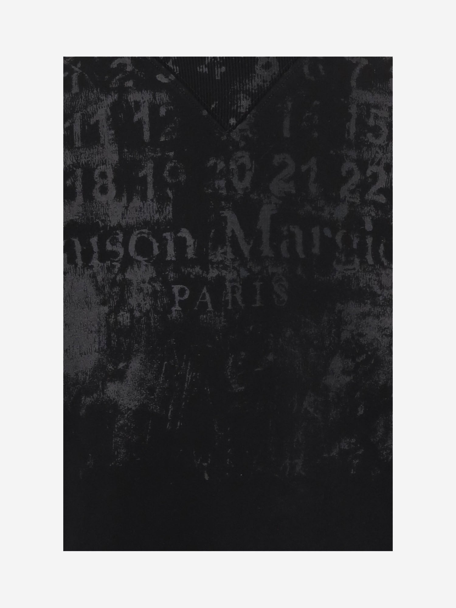 FELPA IN COTONE CON STAMPA ICONICA S50GU0255 S25503900 MAISON MARGIELA 