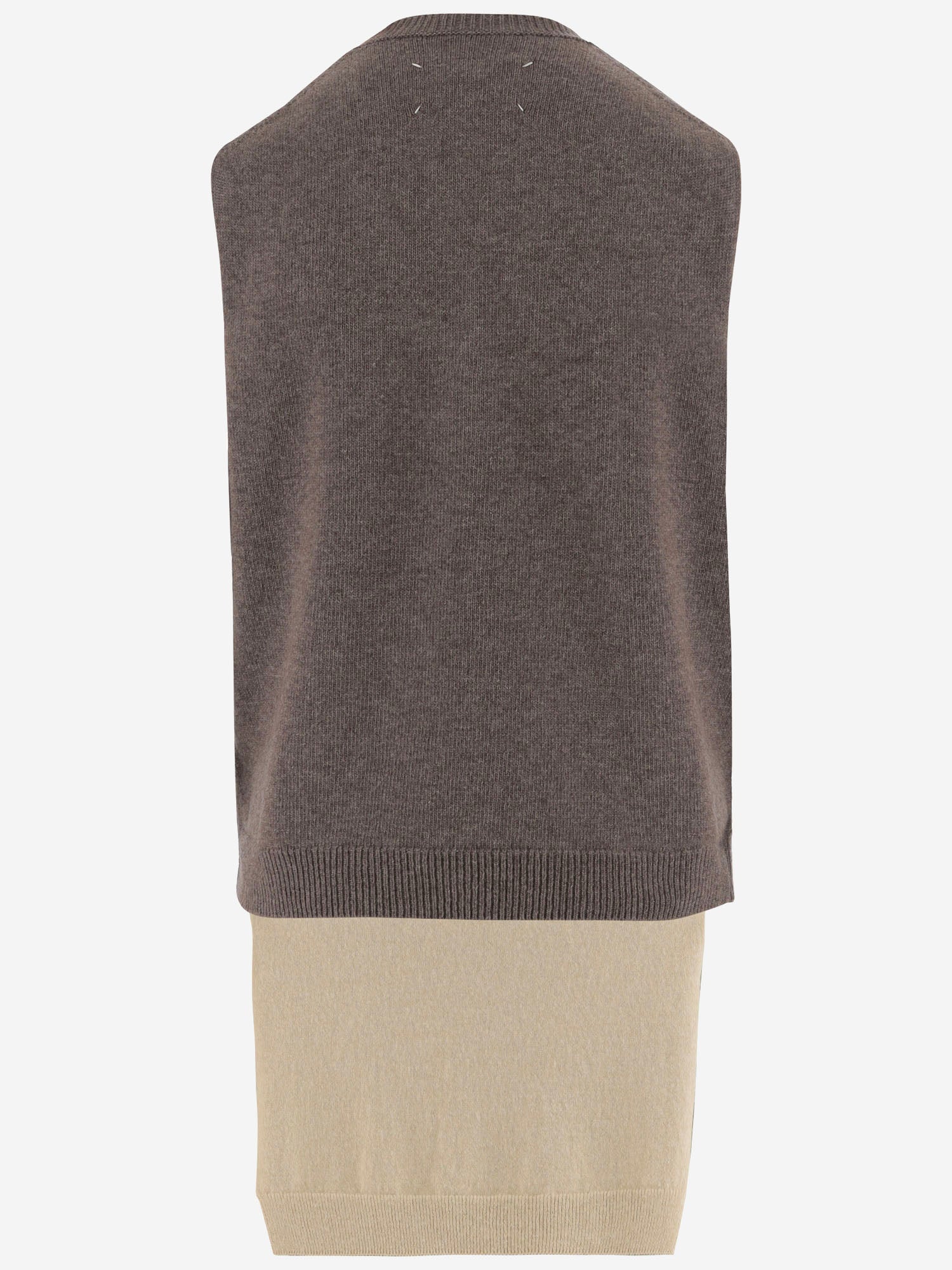 GILET IN LANA S51FB0086 M13304812F MAISON MARGIELA 