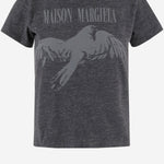 T-SHIRT IN COTONE CON LOGO S51GC0554 M20162860M MAISON MARGIELA 