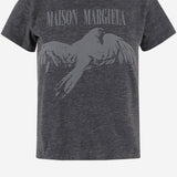 T-SHIRT IN COTONE CON LOGO S51GC0554 M20162860M MAISON MARGIELA 