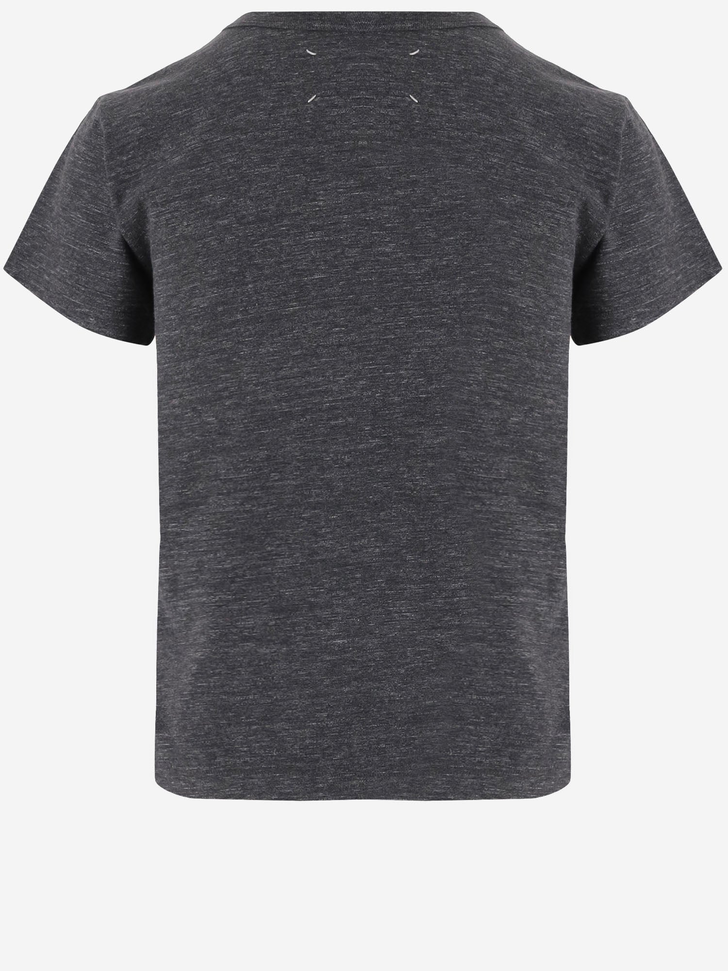 T-SHIRT IN COTONE CON LOGO S51GC0554 M20162860M MAISON MARGIELA 