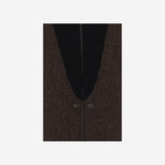 GIACCA IN LANA CON ZIP MOTIVO SPIGATO S67AM0122 S54246003F MAISON MARGIELA 