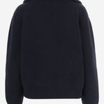 MAGLIA IN CASHMERE A COSTE CON MEZZA ZIP DXD057 F1A02E11C MALO 