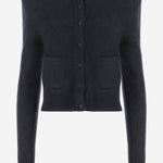 CARDIGAN IN LANA E MOHAIR MAT03N102 1 MATIERES FECALES 