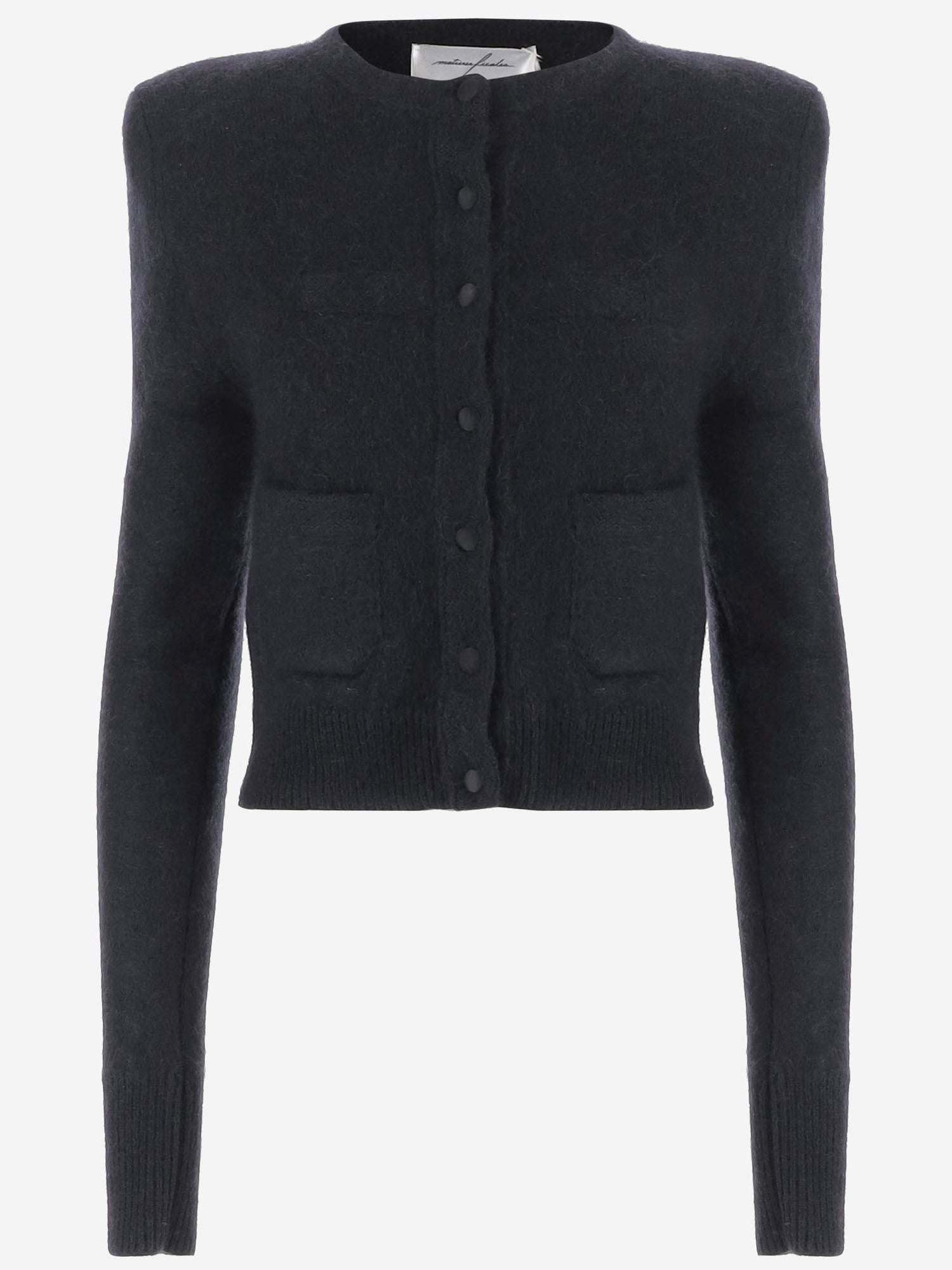 CARDIGAN IN LANA E MOHAIR MAT03N102 1 MATIERES FECALES 