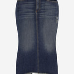 GONNA IN DENIM DI COTONE MAT03S110 1 MATIERES FECALES 