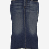 GONNA IN DENIM DI COTONE MAT03S110 1 MATIERES FECALES 