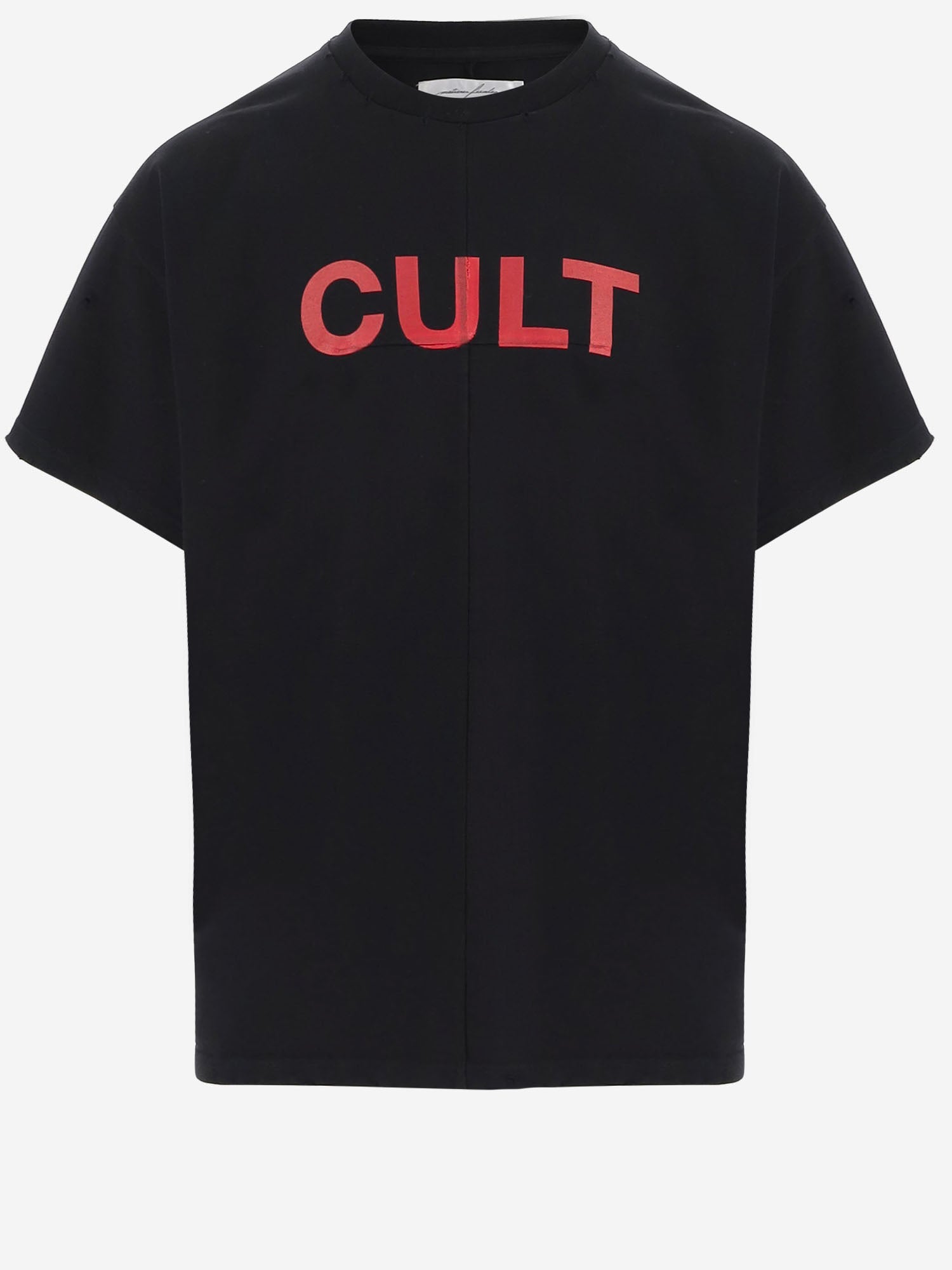 T-SHIRT IN COTONE CON LOGO MAT03T001 1 MATIERES FECALES 