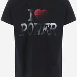 T-SHIRT IN COTONE CON LOGO MAT03T002 1 MATIERES FECALES 