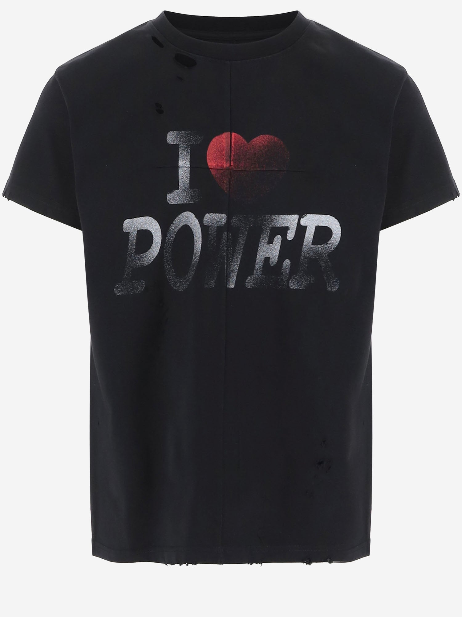 T-SHIRT IN COTONE CON LOGO MAT03T002 1 MATIERES FECALES 