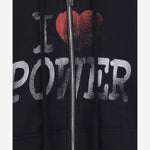 FELPA IN COTONE CON ZIP MAT03T031 1 MATIERES FECALES 