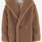 CAPPOTTO TEDDY BEAR IN CAMMELLO E SETA DRAMMA 001 MAX MARA 