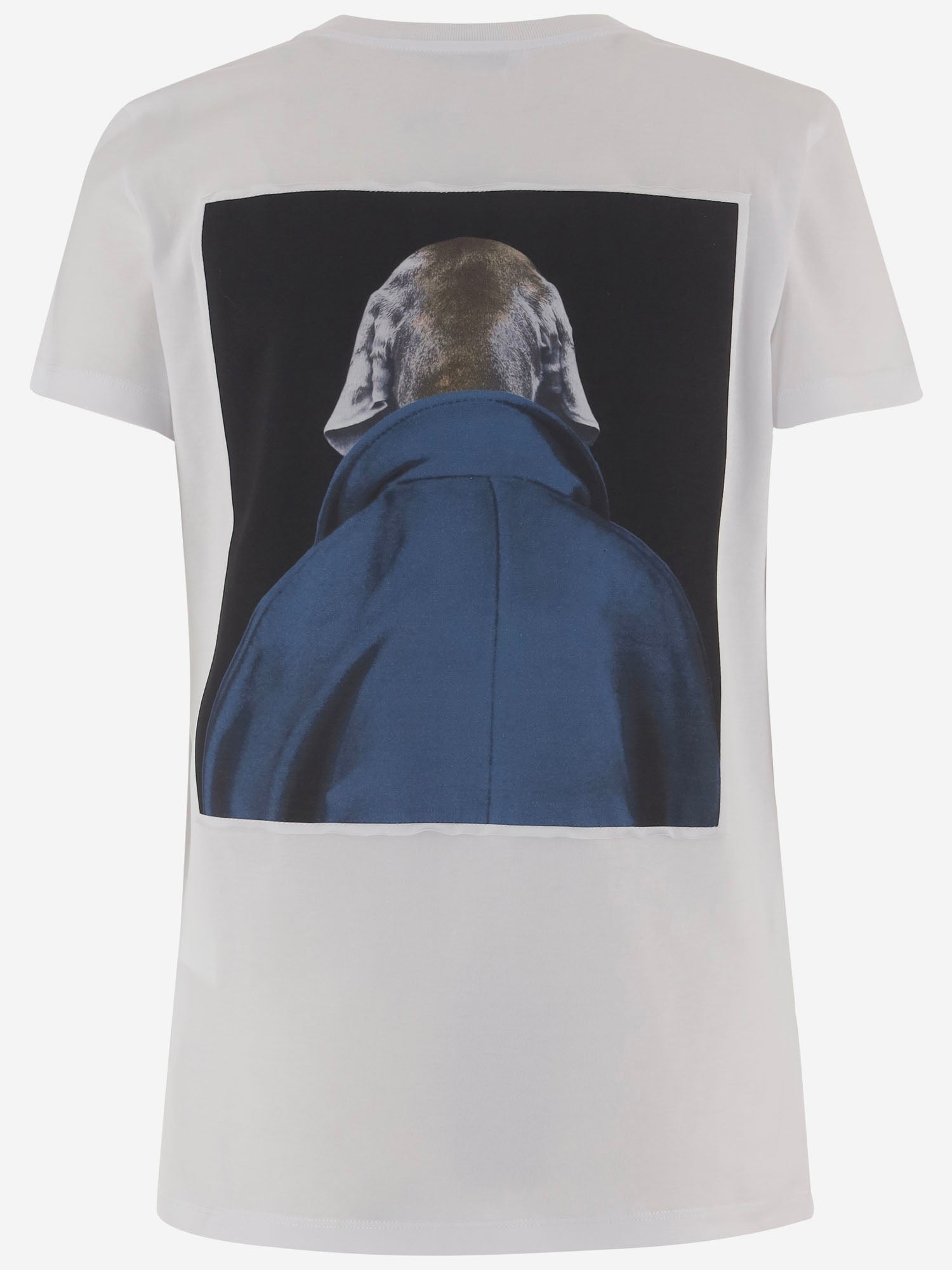 T-SHIRT IN COTONE CON STAMPA MXMCALCA 009 MAX MARA 