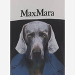 T-SHIRT IN COTONE CON STAMPA MXMCALCA 009 MAX MARA 