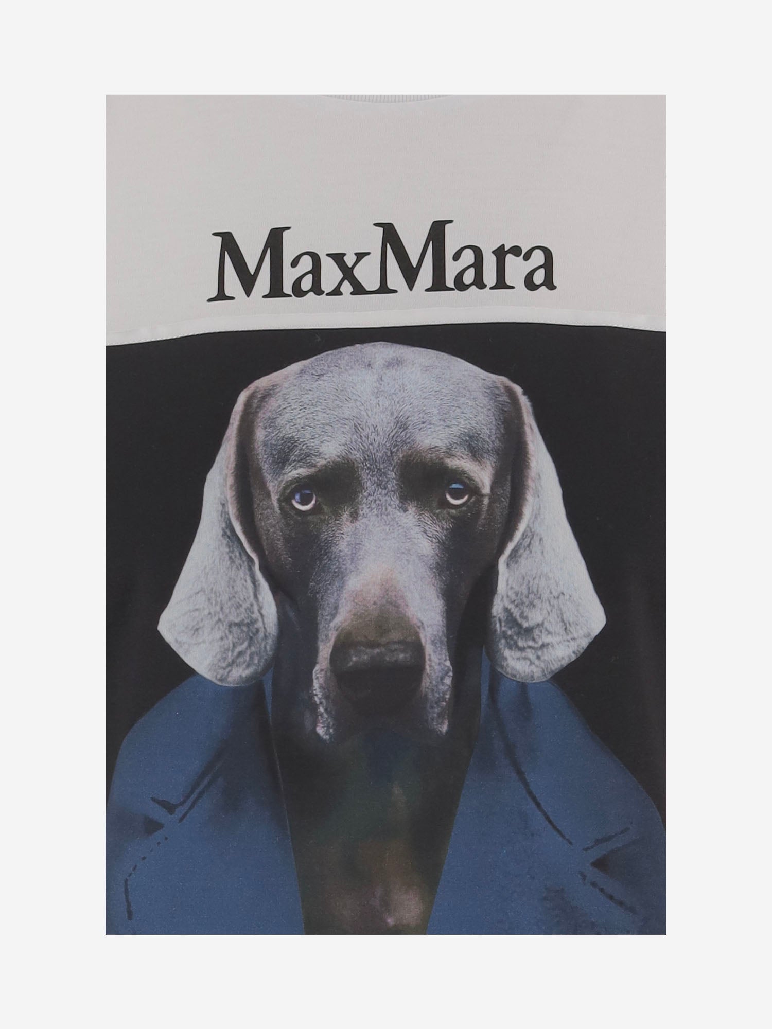 T-SHIRT IN COTONE CON STAMPA MXMCALCA 009 MAX MARA 