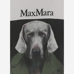 T-SHIRT IN COTONE CON STAMPA MXMCALCA 010 MAX MARA 