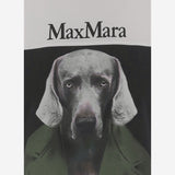 T-SHIRT IN COTONE CON STAMPA MXMCALCA 010 MAX MARA 