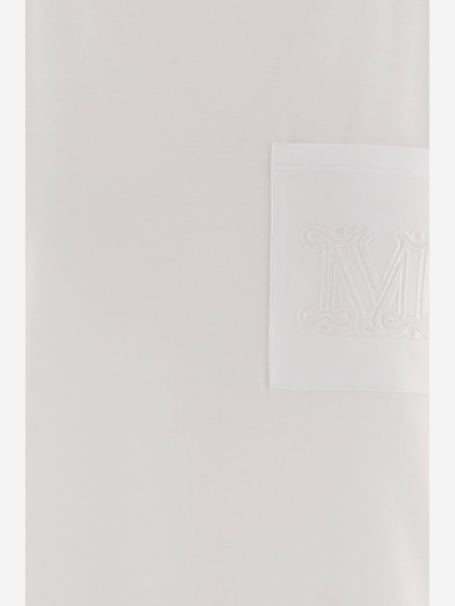 T-SHIRT IN COTONE CON LOGO PAPAIA 001 MAX MARA 