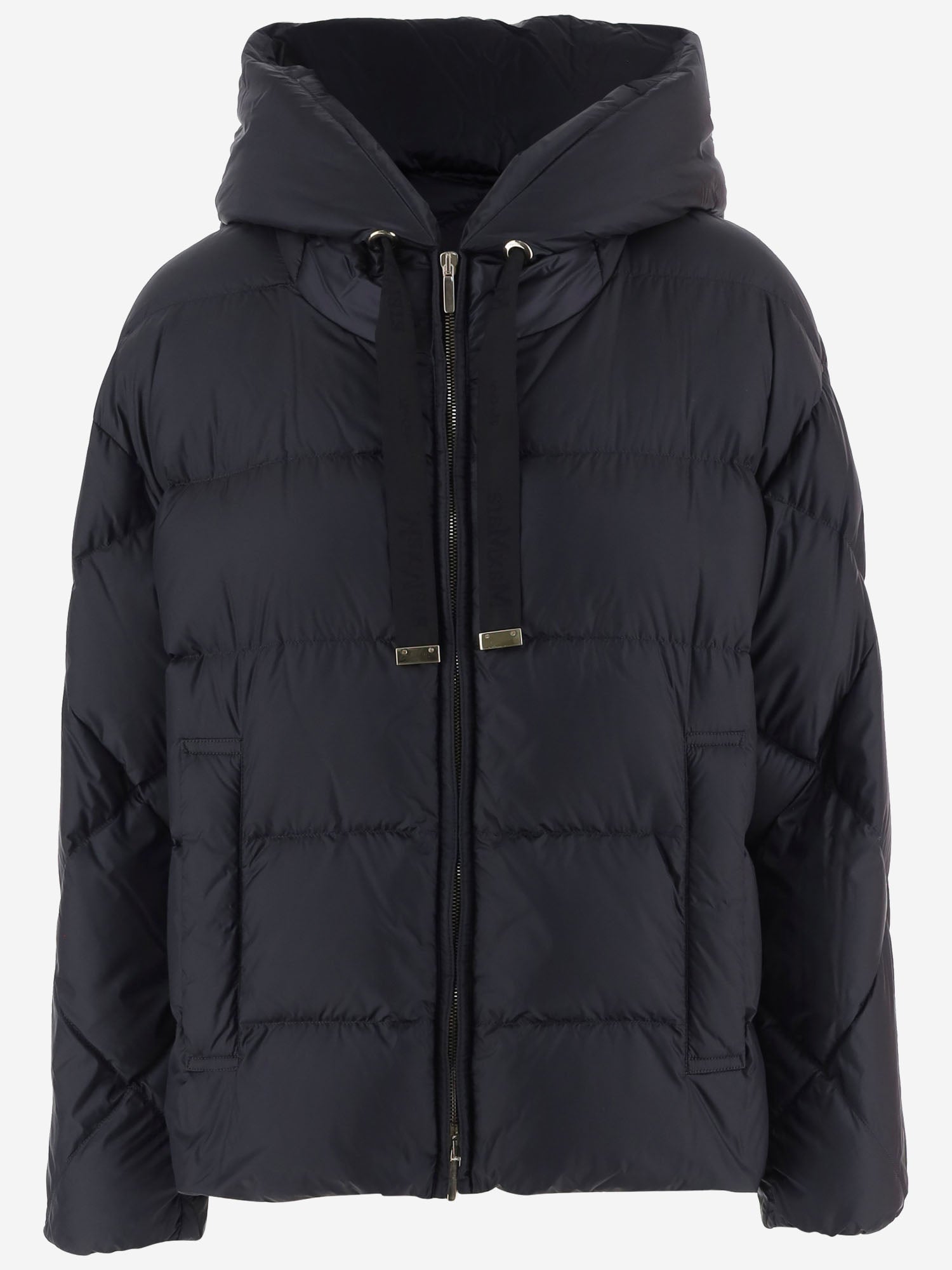 GIUBBOTTO IN NYLON CON CAPPUCCIO MTCSOFTFE 002 MAX MARA CUBE 