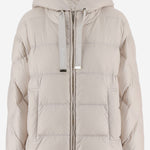 GIUBBOTTO IN NYLON CON CAPPUCCIO MTCSOFTFE 031 MAX MARA CUBE 
