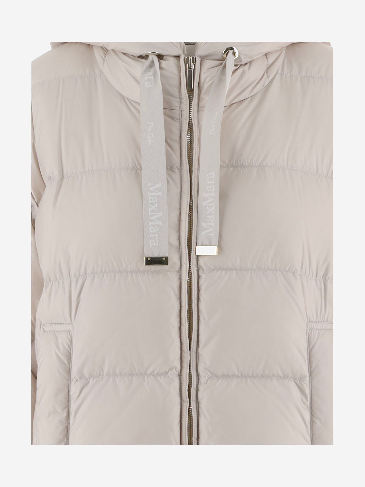 GIUBBOTTO IN NYLON CON CAPPUCCIO MTCSOFTFE 031 MAX MARA CUBE 