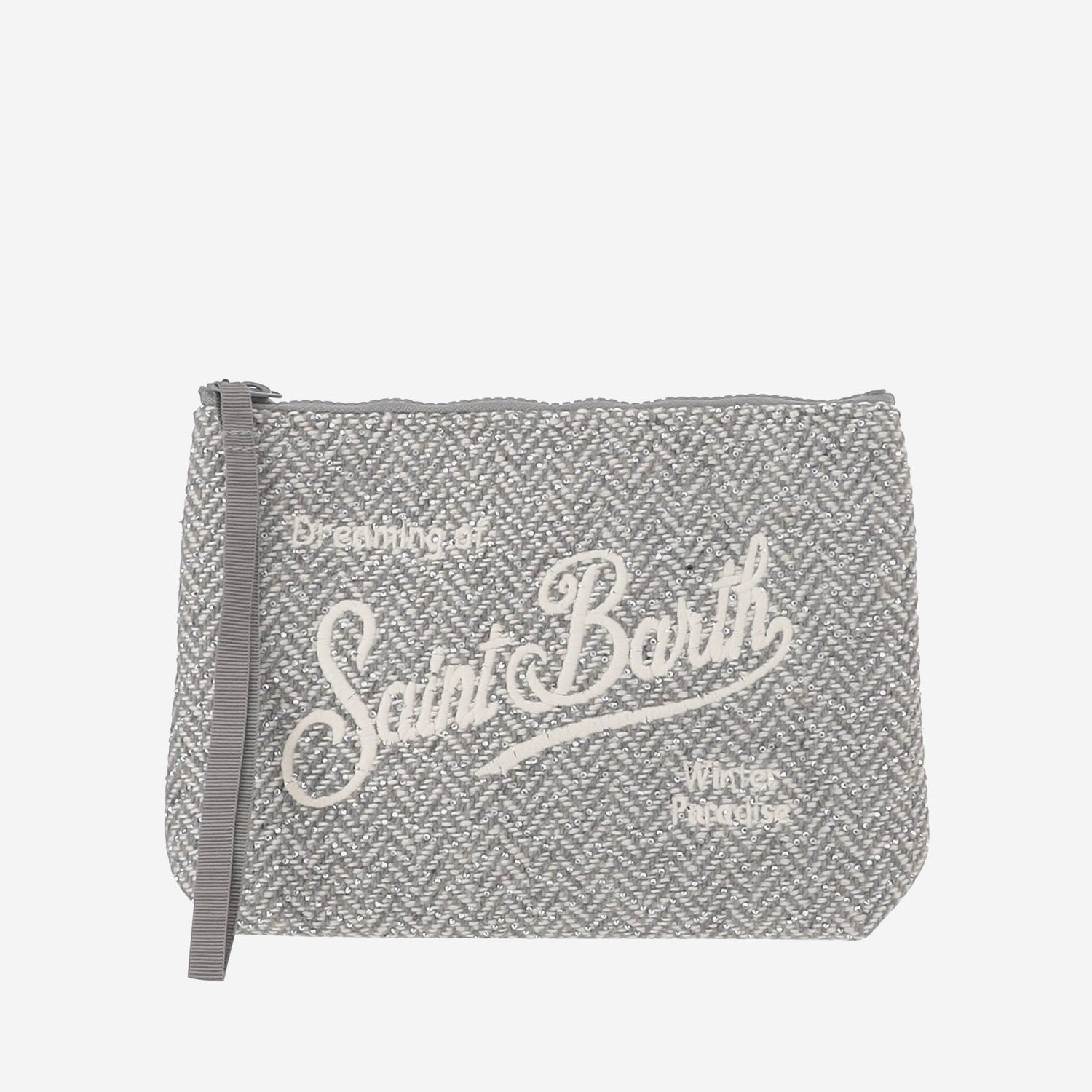 POCHETTE ALINE CON LOGO ALI0022 00283M MC2 SAINT BARTH 