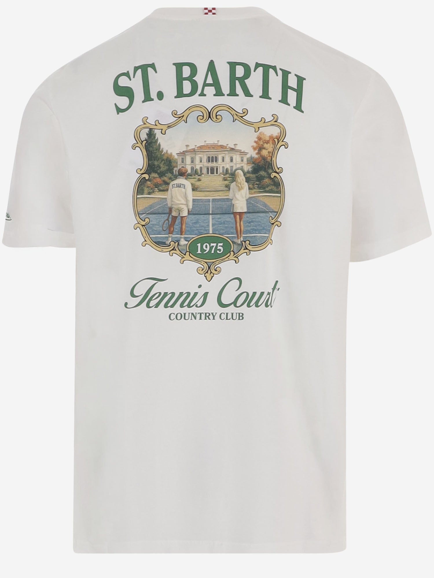 T-SHIRT IN COTONE CON LOGO ARN0001 00254M MC2 SAINT BARTH 