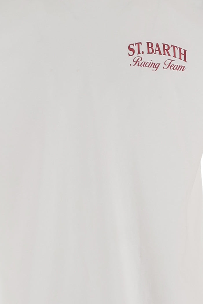 T-SHIRT IN COTONE CON LOGO ARN0001 03190M MC2 SAINT BARTH 