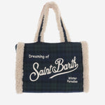 BORSA TOTE COLETTE CON MOTIVO CHECK COL0031 00142M MC2 SAINT BARTH 