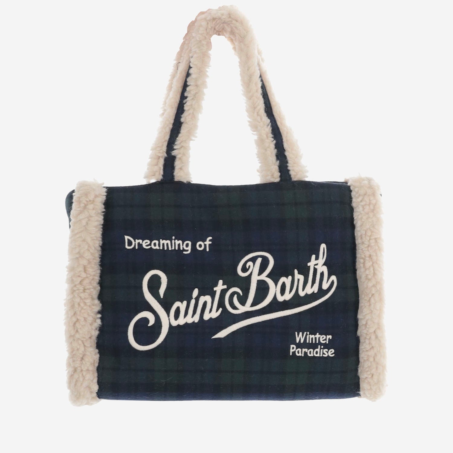 BORSA TOTE COLETTE CON MOTIVO CHECK COL0031 00142M MC2 SAINT BARTH 