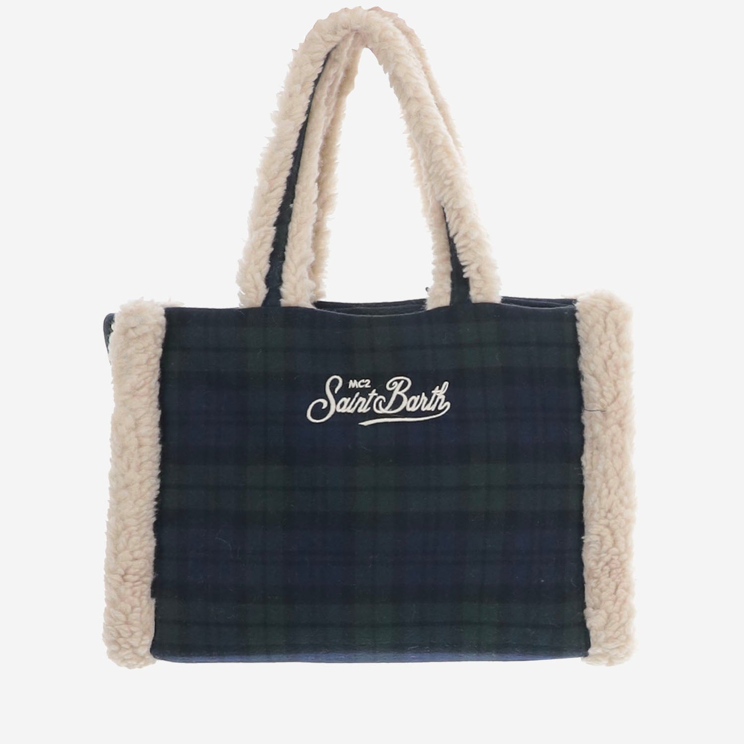 BORSA TOTE COLETTE CON MOTIVO CHECK COL0031 00142M MC2 SAINT BARTH 