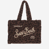 BORSA COLETTE IN NYLON MOTIVO ANIMALIER COL0032 00212M MC2 SAINT BARTH 
