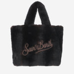 BORSA IN PELLICCIA ECOLOGICA CON LOGO COL0033 00221M MC2 SAINT BARTH 