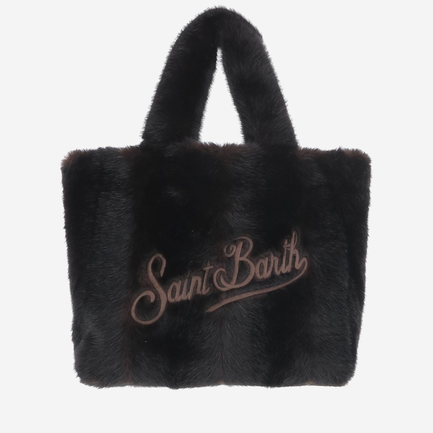 BORSA IN PELLICCIA ECOLOGICA CON LOGO COL0033 00221M MC2 SAINT BARTH 