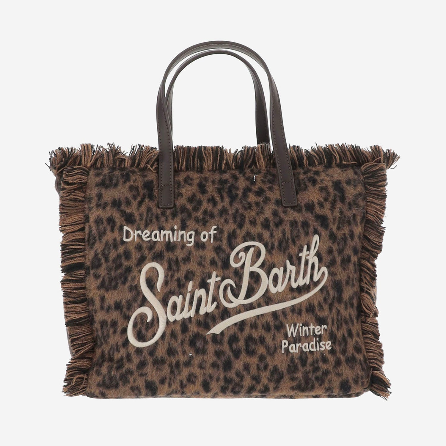 BORSA TOTE COLETTE FELT CON MOTIVO ANIMALIER COL0046 00212M MC2 SAINT BARTH 