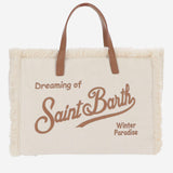 BORSA IN VELLUTO A COSTE CON FRANGE E LOGO COL0048 04133M MC2 SAINT BARTH 