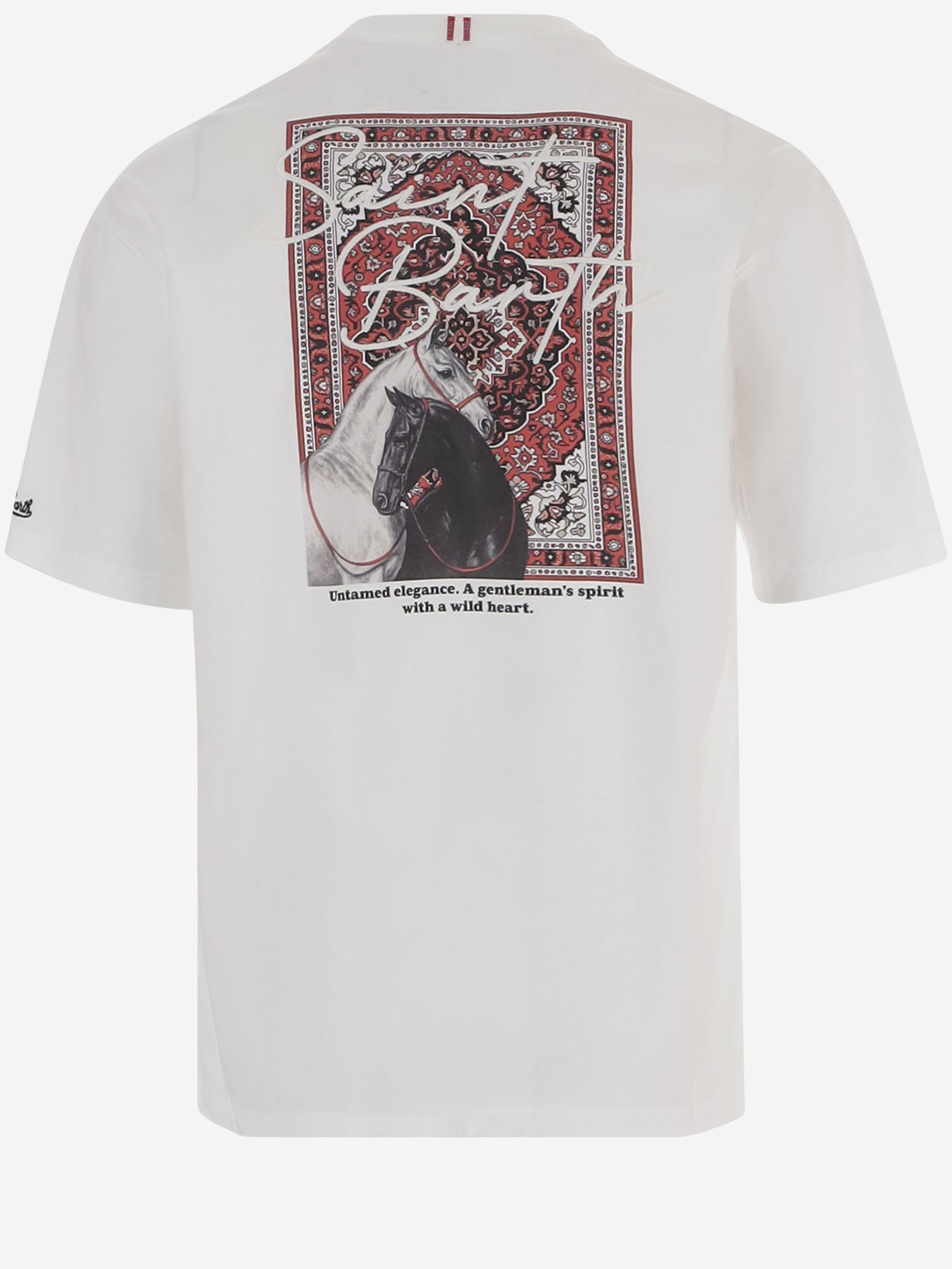 T-SHIRT IN COTONE CON LOGO DLR0001 00303M MC2 SAINT BARTH 