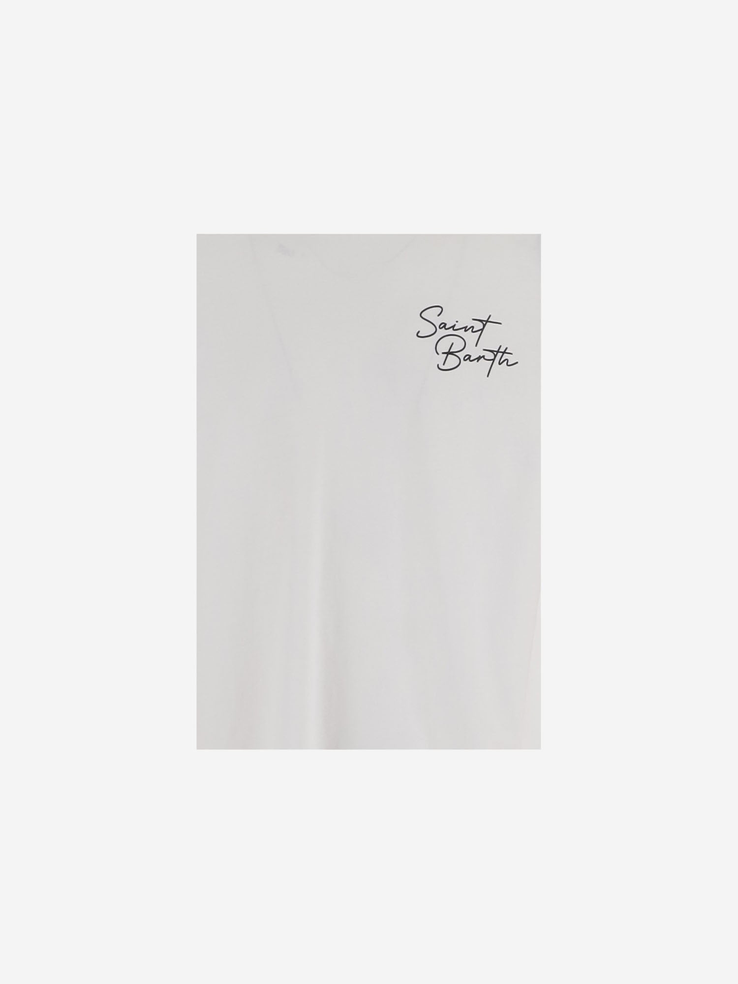 T-SHIRT IN COTONE CON LOGO DLR0001 00303M MC2 SAINT BARTH 